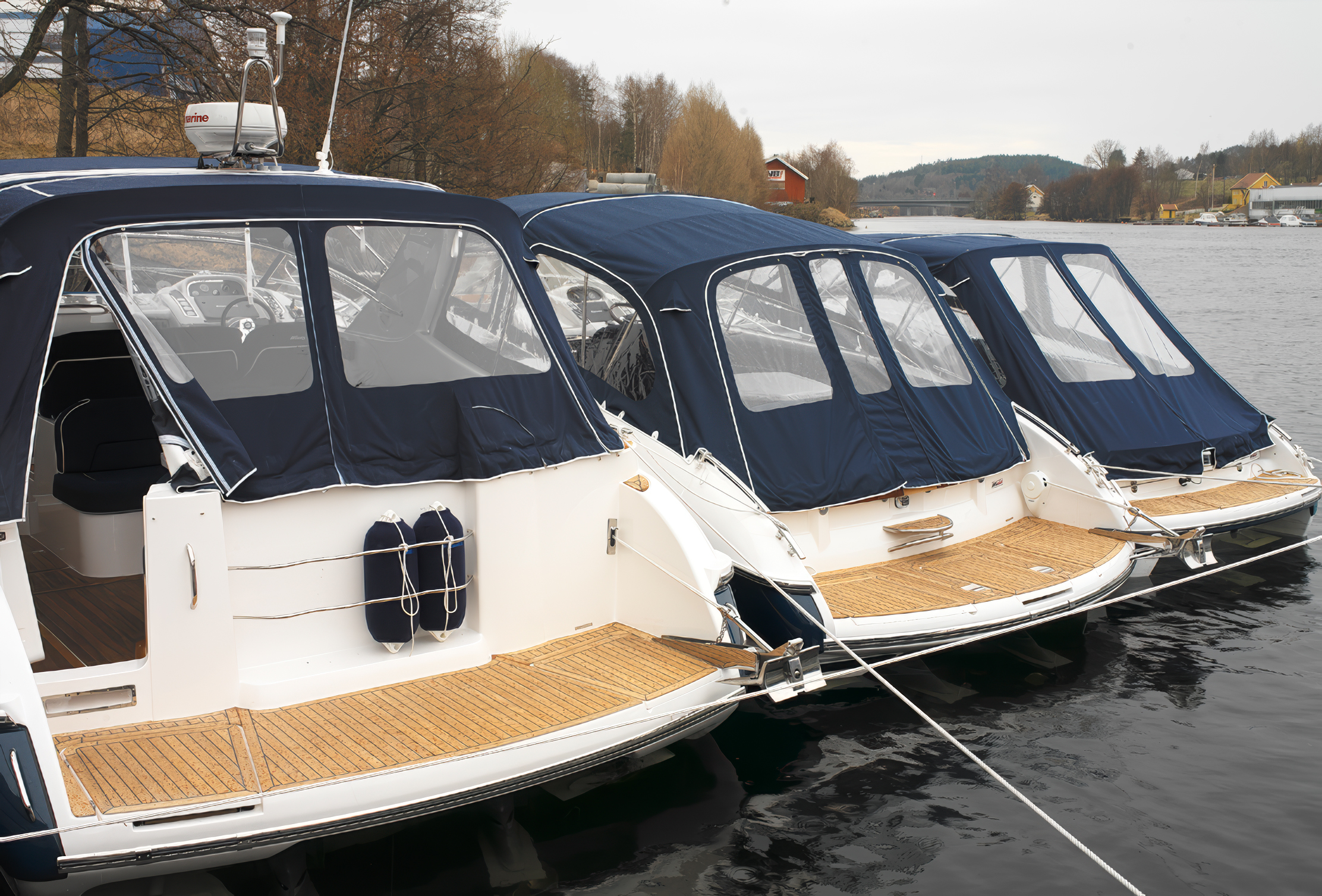 Boat canopies from Hansen Protection