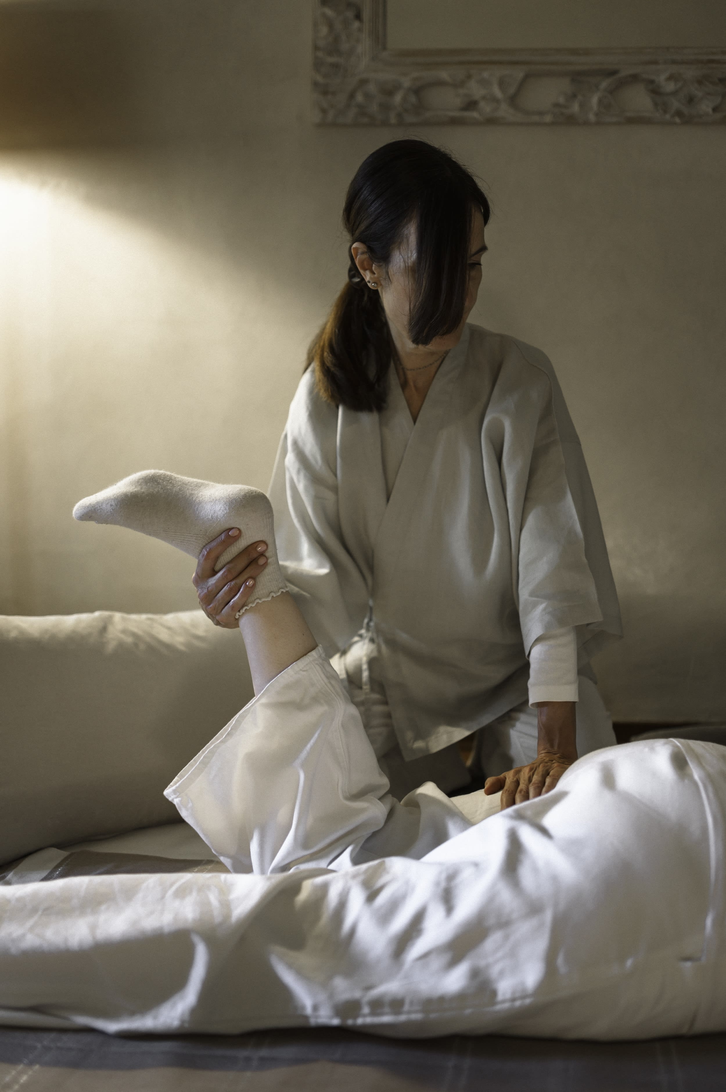 Trattamento Shiatsu Firenze — pressione con gomito