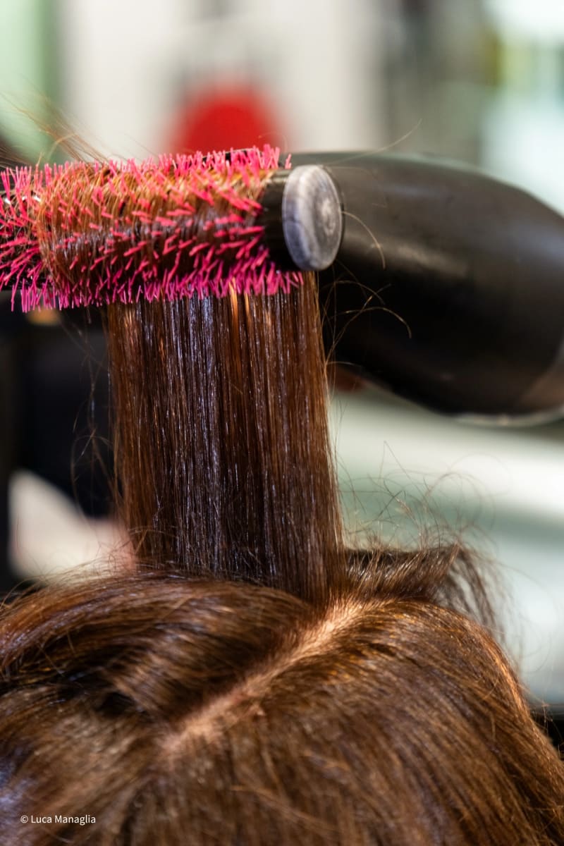 Taglio e piega donna — lavoro in salone — Hairforce Firenze