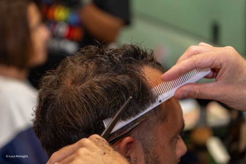 Colore professionale applicato in salone — Hairforce Firenze