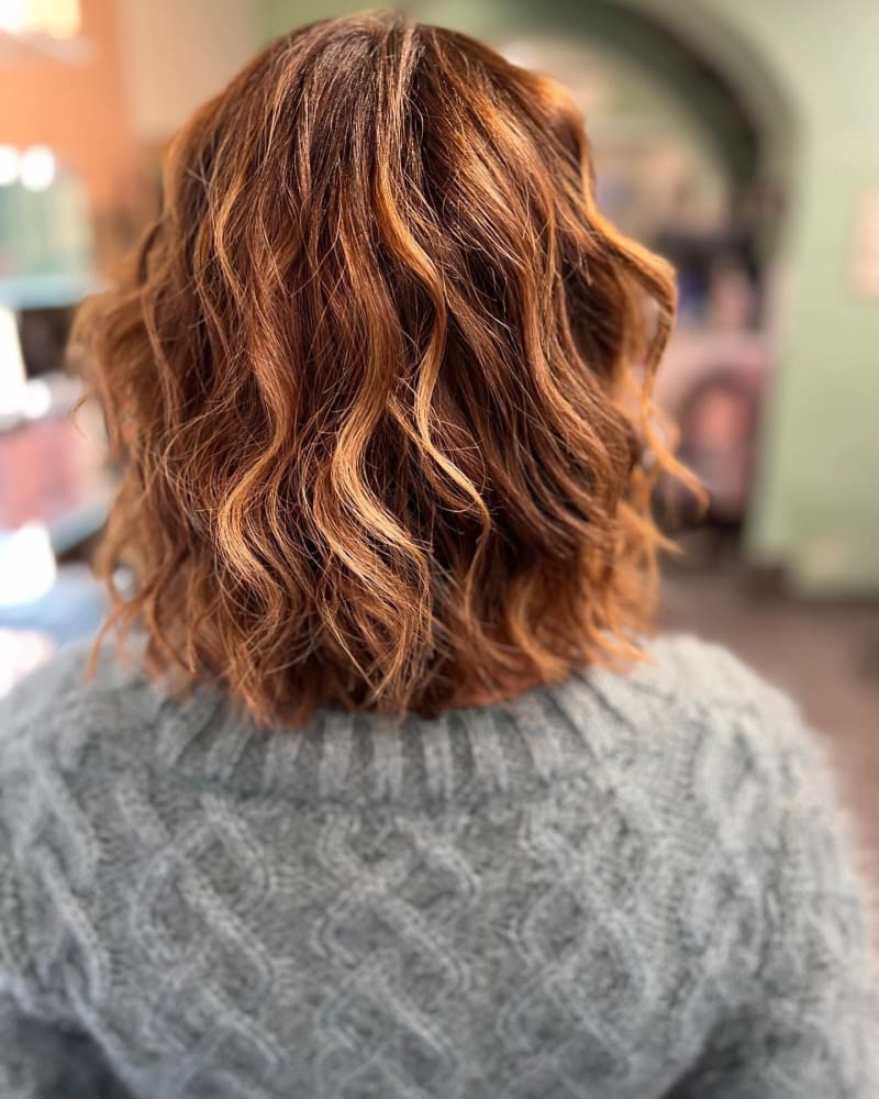 Balayage su capelli lunghi con onde — Hairforce Firenze