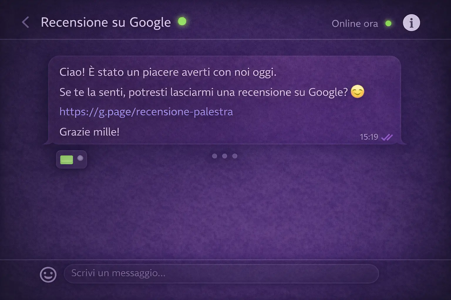 Recensioni senza sforzo