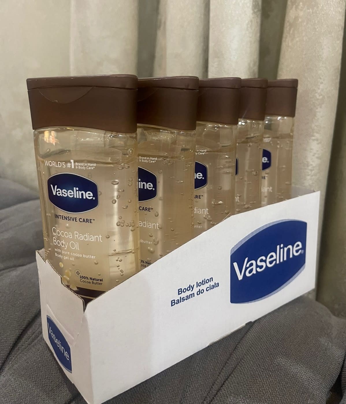 Vaseline Cocoa Radiant Body Oil Gel Scents & Blends Kenya