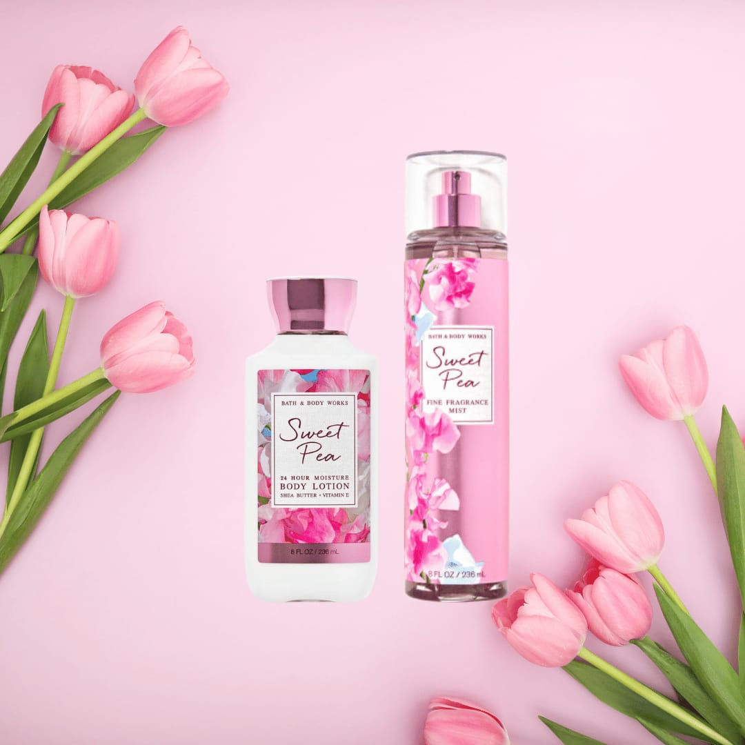 Bath and Body Works Sweet Pea Fine Lotion and Fragrance Mist - Image 2