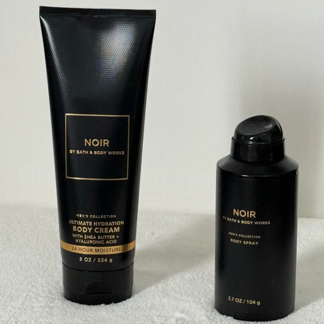 Bath & Body Works – Noir Ultra Shea Body Cream for Men & Body Spray - Image 2