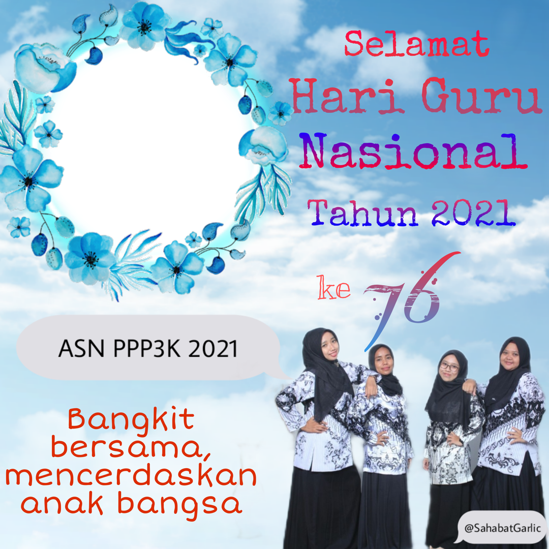 Free Unduh Twibbon HGN ASN P3k 2021 buatan Yeni Apriyani