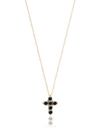 Black crystals