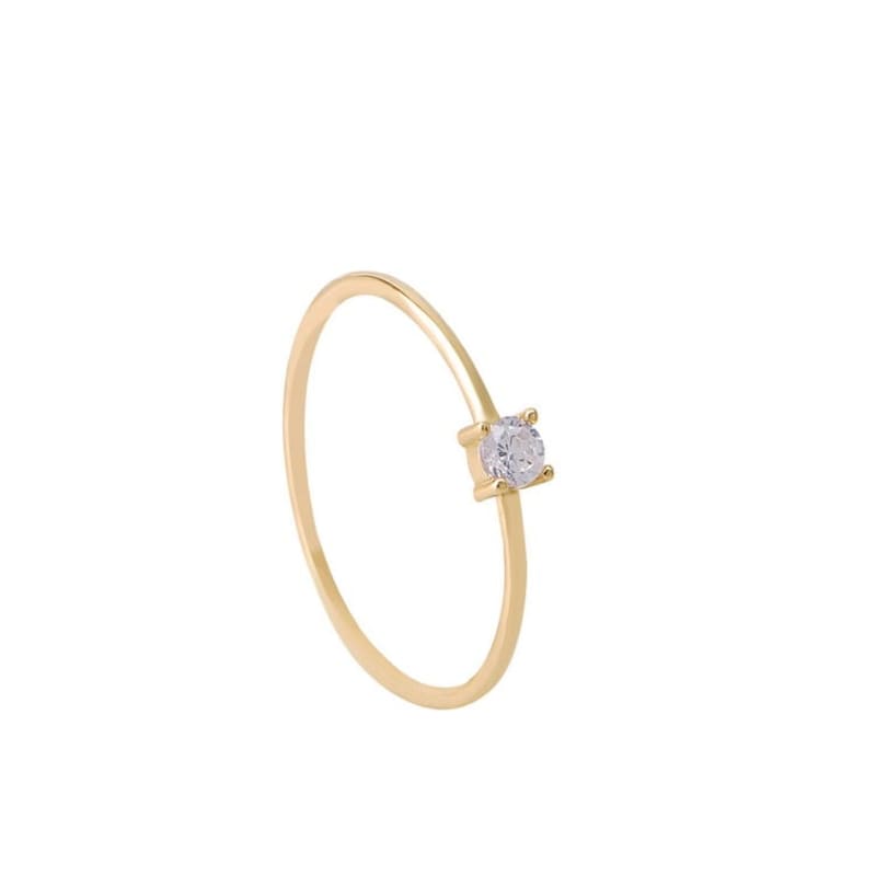 Silver Gold Plated Ring
