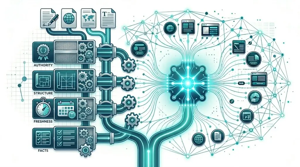 How AI platforms select content for citation — primary signals and mechanisms