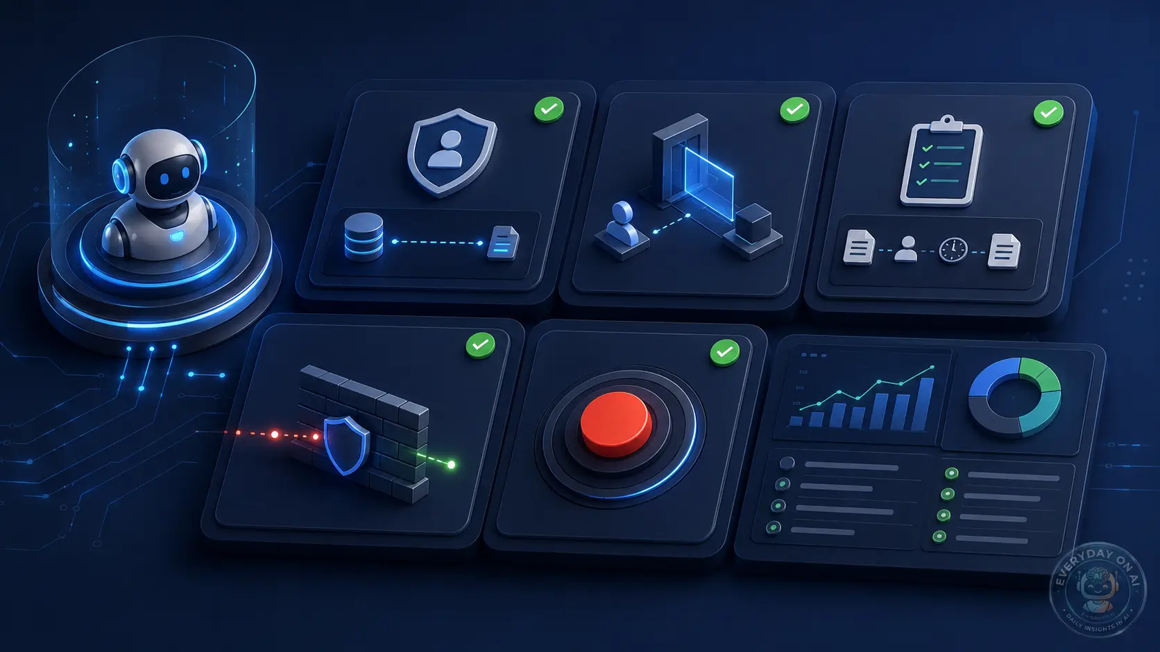 AI agent security control dashboard for prompt injection defenses