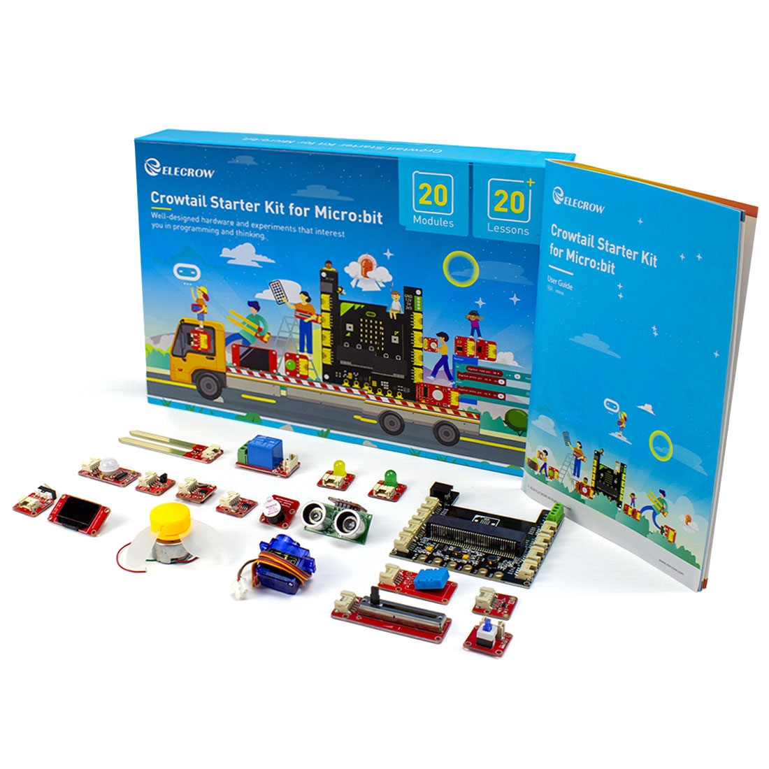 Crowtail Starter Kit for Micro:bit (Micro:bit Board NOT included) - Image 3