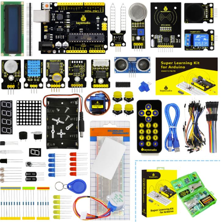 Keyestudio Super Starter kit/Learning Kit for Arduino Education W/Gift Box+ 32 Projects - Image 2