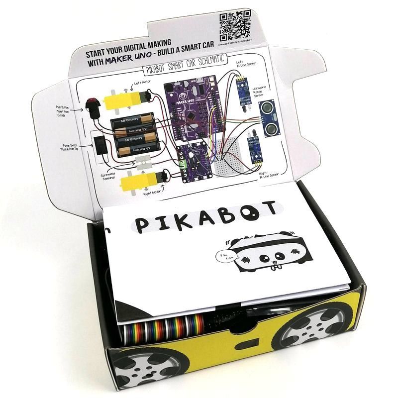 PikaBot – Maker UNO Smart Car Kit - Image 2