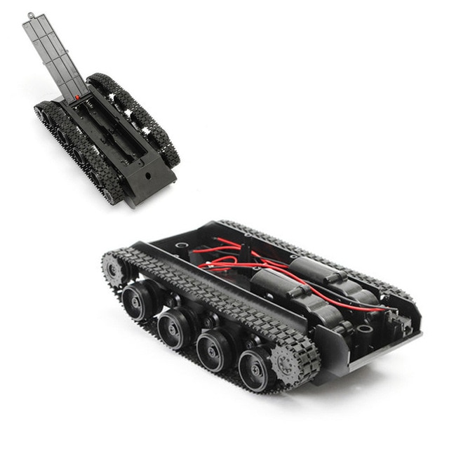 Smart Robot Tank Car Chassis Kit Rubber Track - Image 2