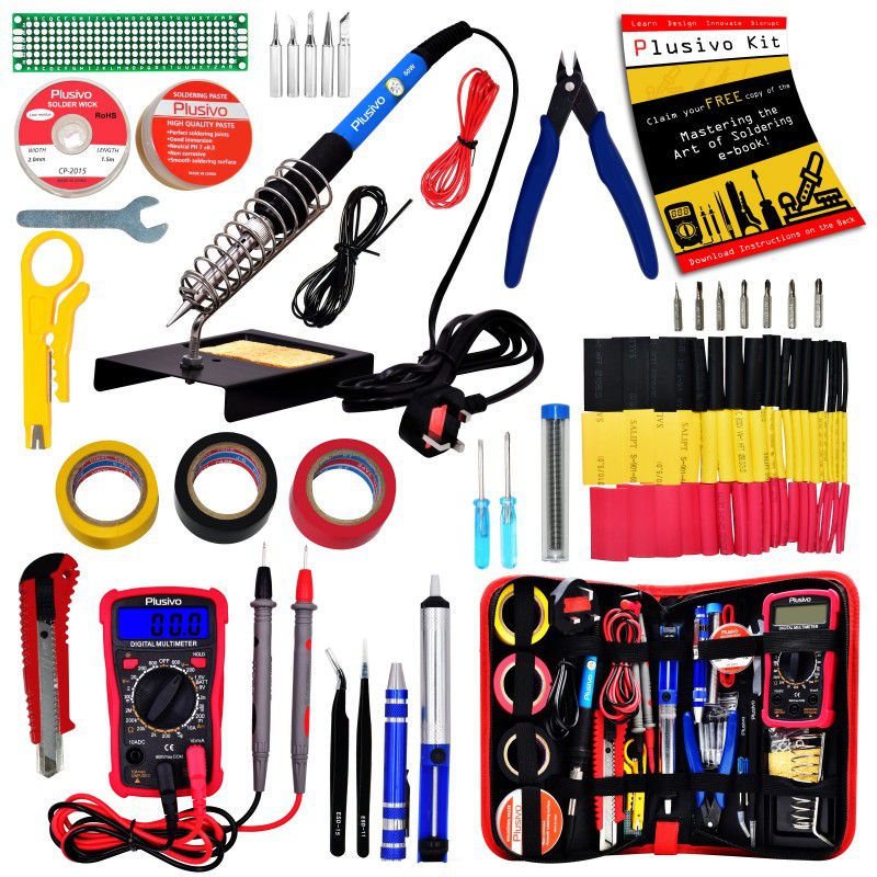 Soldering Iron Kit with Digital Multimeter – All in One – UK Plug - Image 2