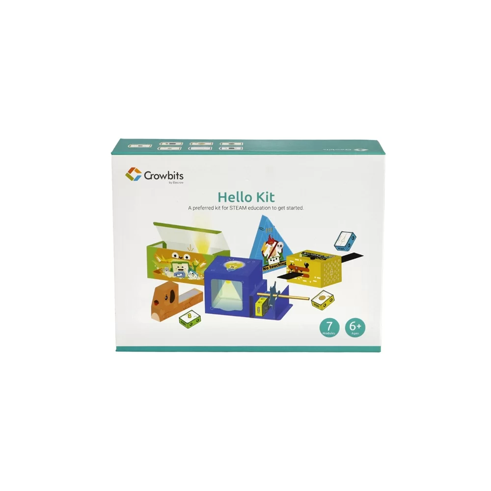 Crowbits-Hello Kit with 7 modules, Programming Learning Kit, STEM Project Toys - Image 1