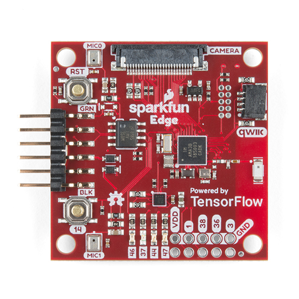 SparkFun Edge Dev Board – Apollo3 Blue – Camera included - Image 1