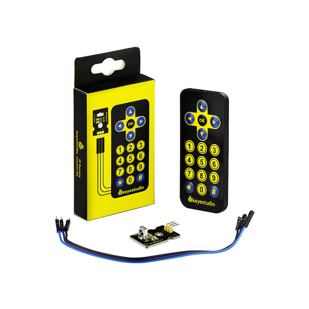 Keyestudio IR Receiver Module Kit(receiver module+remote controller+3Pin F-M dupont line) For Arduino - Image 2