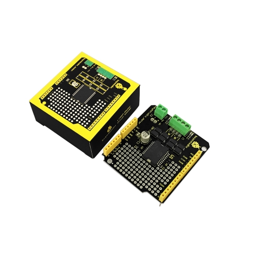 Keyestudio Shield L298P 2A High Current Dual DC Motor Driver Module  - Image 2