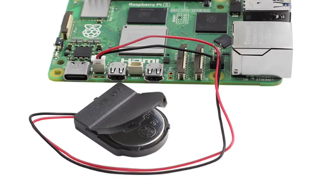 Raspberry Pi 5 Real-time Clock Battery case RTC Battery Powered JST Connector CASE ONLY NO BATTERY - Image 2