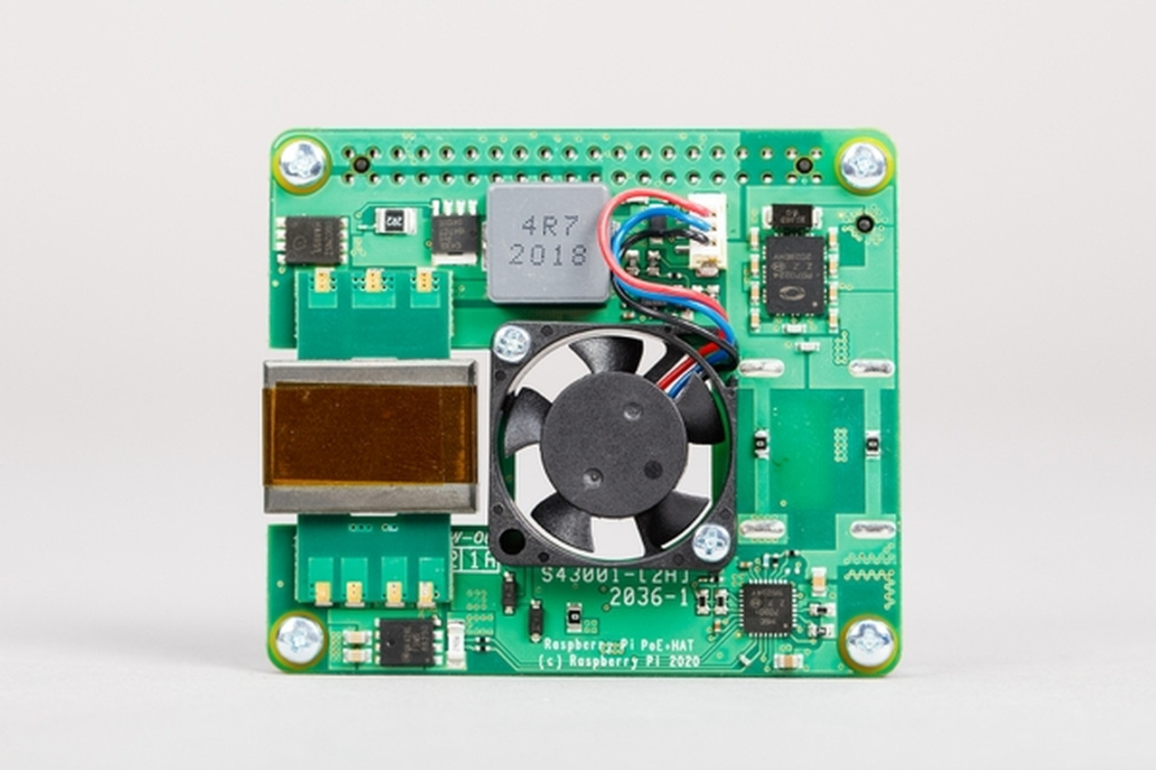 Raspberry Pi PoE+ HAT (Only HAT) Raspberry pi not included - Image 1