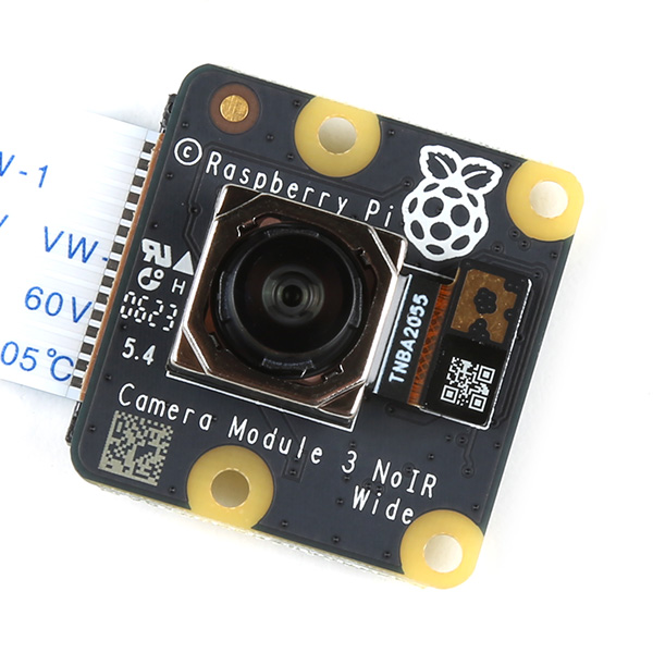 Raspberry Pi Camera Module 3 NoIR – Wide Angle Black and While color - Image 1