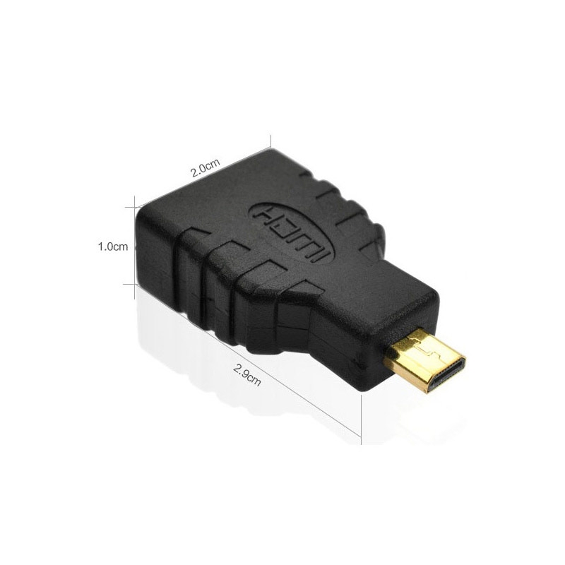 Raspberry Pi 4 Micro-HDMI to Standard HDMI Adapter  - Image 2
