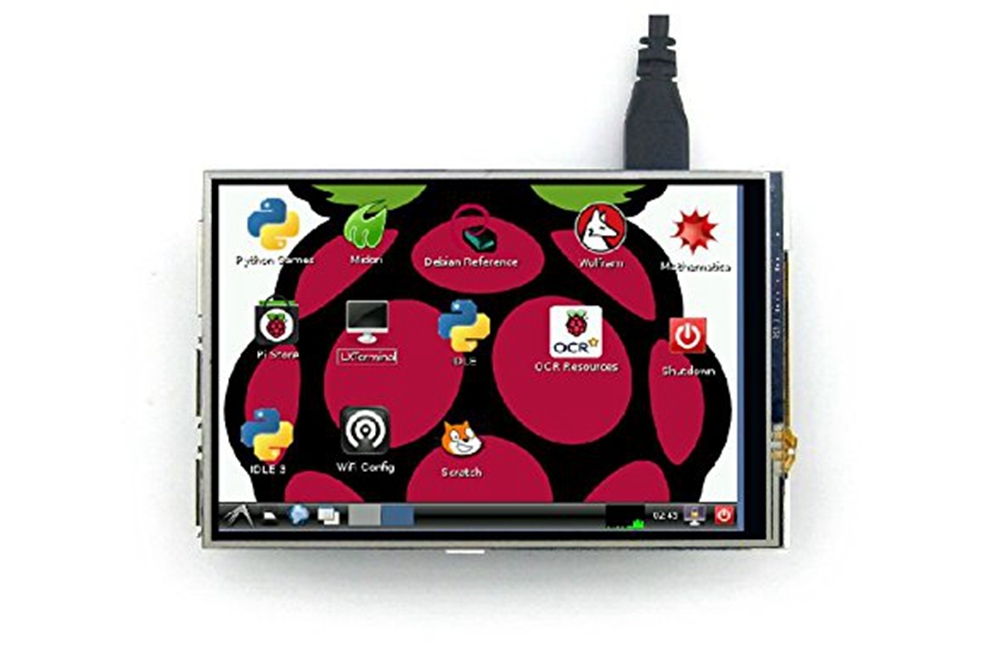 Rapberry Pi 3 and 4 - Display with Touch Screen 4 Inch HD 480×320 TFT  - Image 1