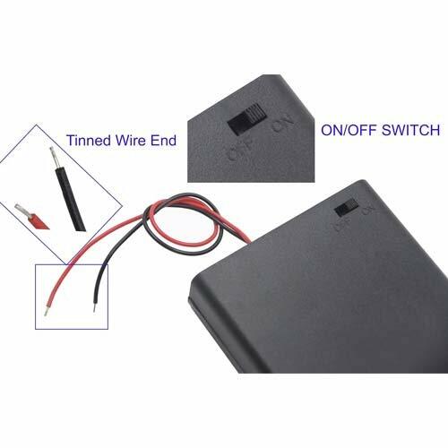 Battery 4XAA Holder + Switch On-Off - Image 2