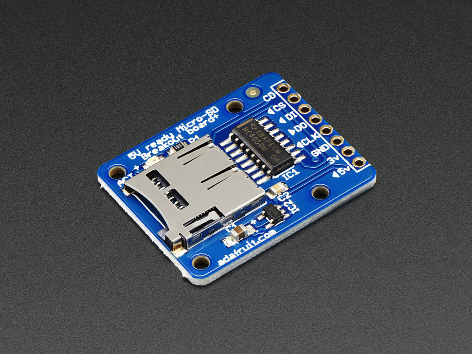 Adafruit MicroSD Card Breakout Board+ - Image 1