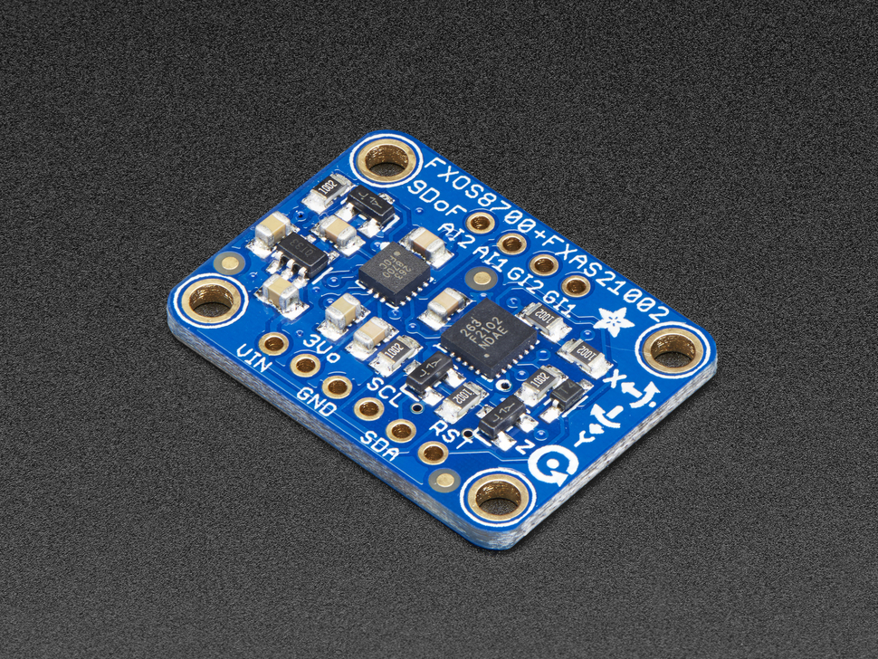 Adafruit Precision NXP 9-DOF Breakout Board – FXOS8700 + FXAS21002 - Image 1