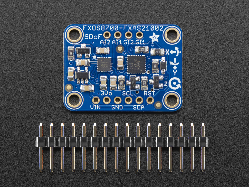 Adafruit Precision NXP 9-DOF Breakout Board – FXOS8700 + FXAS21002 - Image 2