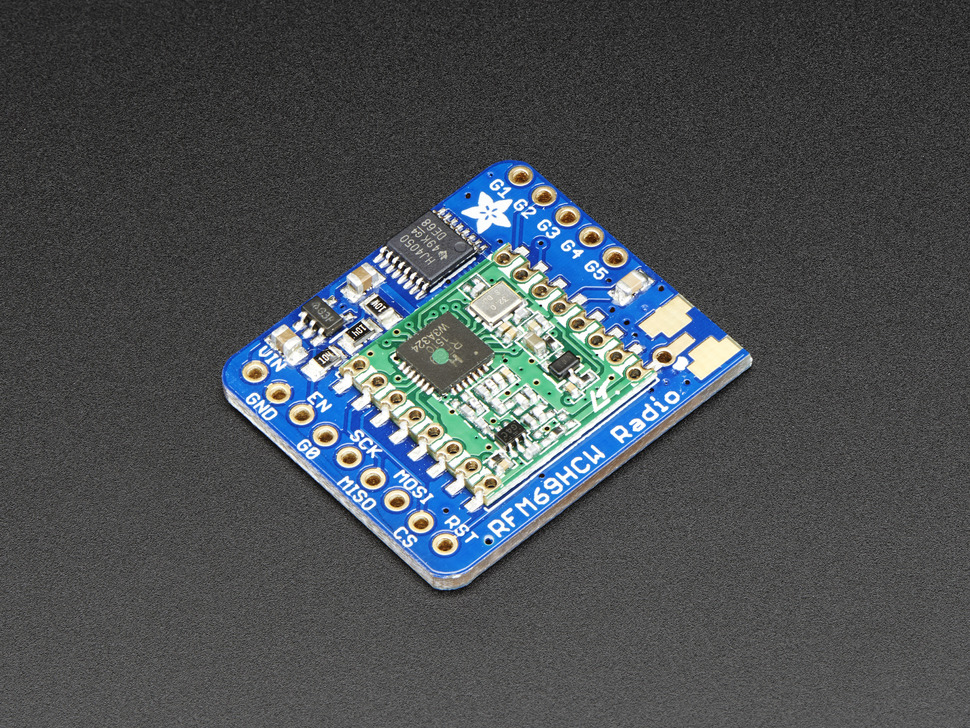 Adafruit RFM69HCW Transceiver Radio Breakout – 868 or 915 MHz – RadioFruit - Image 1
