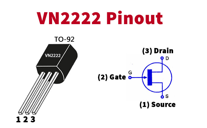 Transistor VN2222 - Image 1