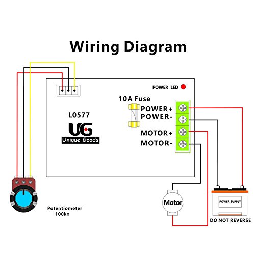 DC Motor Speed Controller PWM Adjustable - Image 3