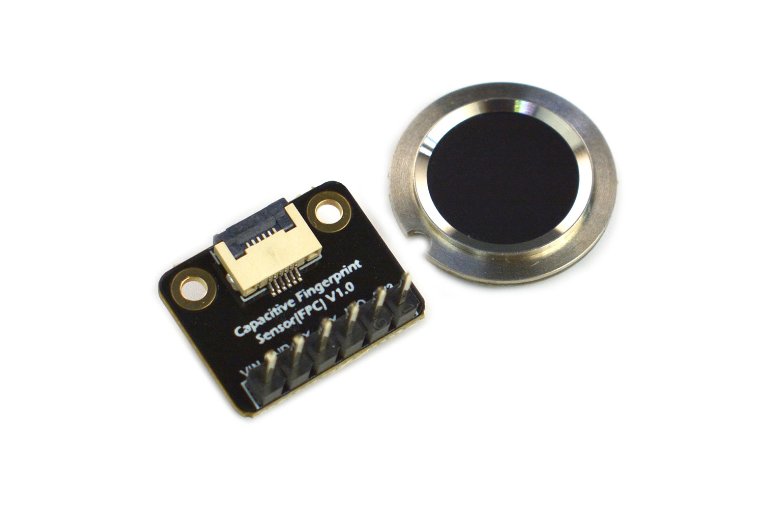 UART Capacitive Fingerprint Sensor (FPC Connector, 80 Fingerprints) - Image 1