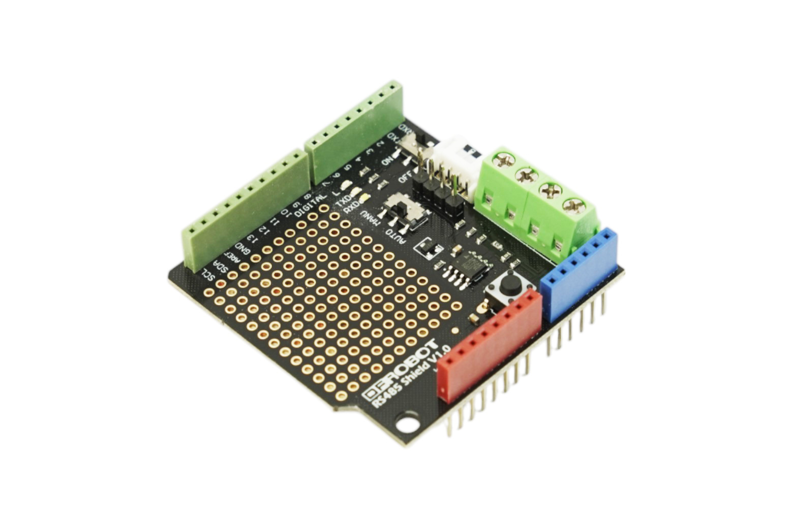 RS485 4-in-1 Soil Moisture, Temperature, pH & EC Sensor for Smart Agriculture (IP68, 5-30V) WITH RS485 Shield for Arduino - Image 3