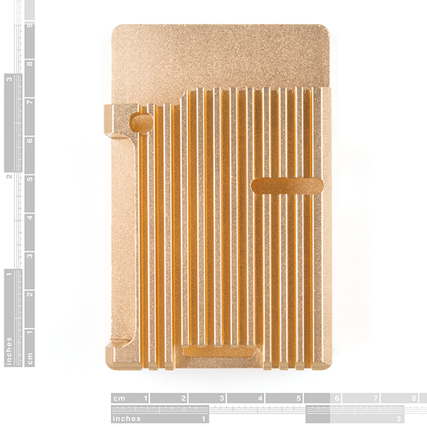 Raspberry Pi 4 Aluminum Heatsink Case – Heliodor Gold - Image 2