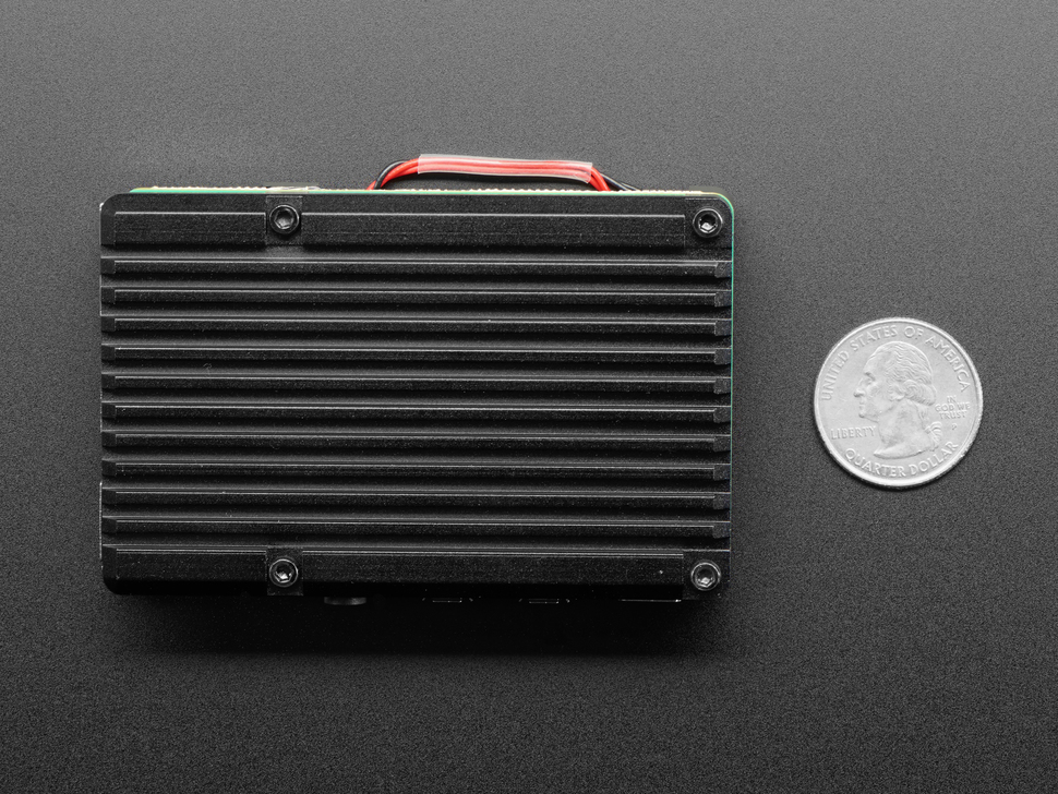 Raspberry Pi 5 Aluminum Metal Heatsink Case with Dual Fans - Image 2