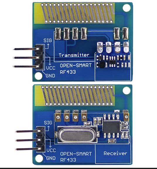 Long Range RF Wireless Transceiver with Antenna Large Power 433 MHz Transmitter Receiver Module - Image 1