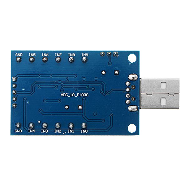 USB Interface 10 Channel 12Bit AD Sampling Data Acquisition STM32 UART Communication ADC Module - Image 3