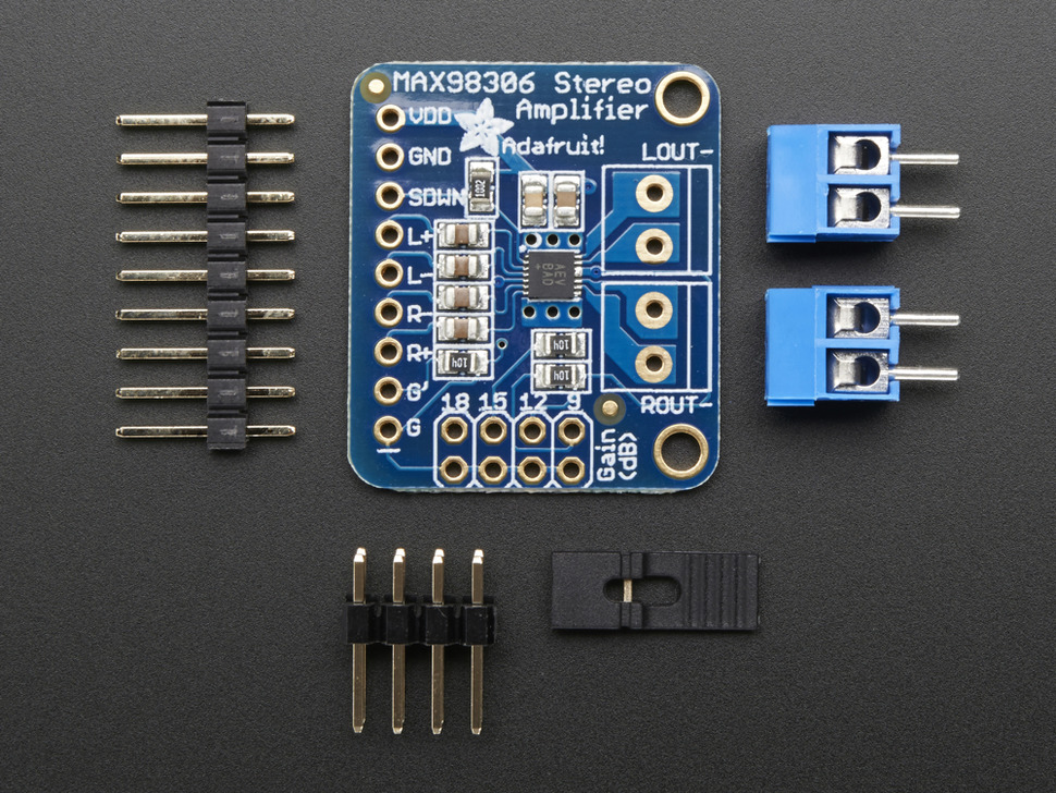 Stereo 3.7W Class D Audio Amplifier – MAX98306 - Image 1