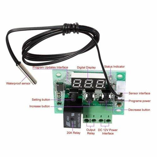 Temperature Controller W1209 - Image 5