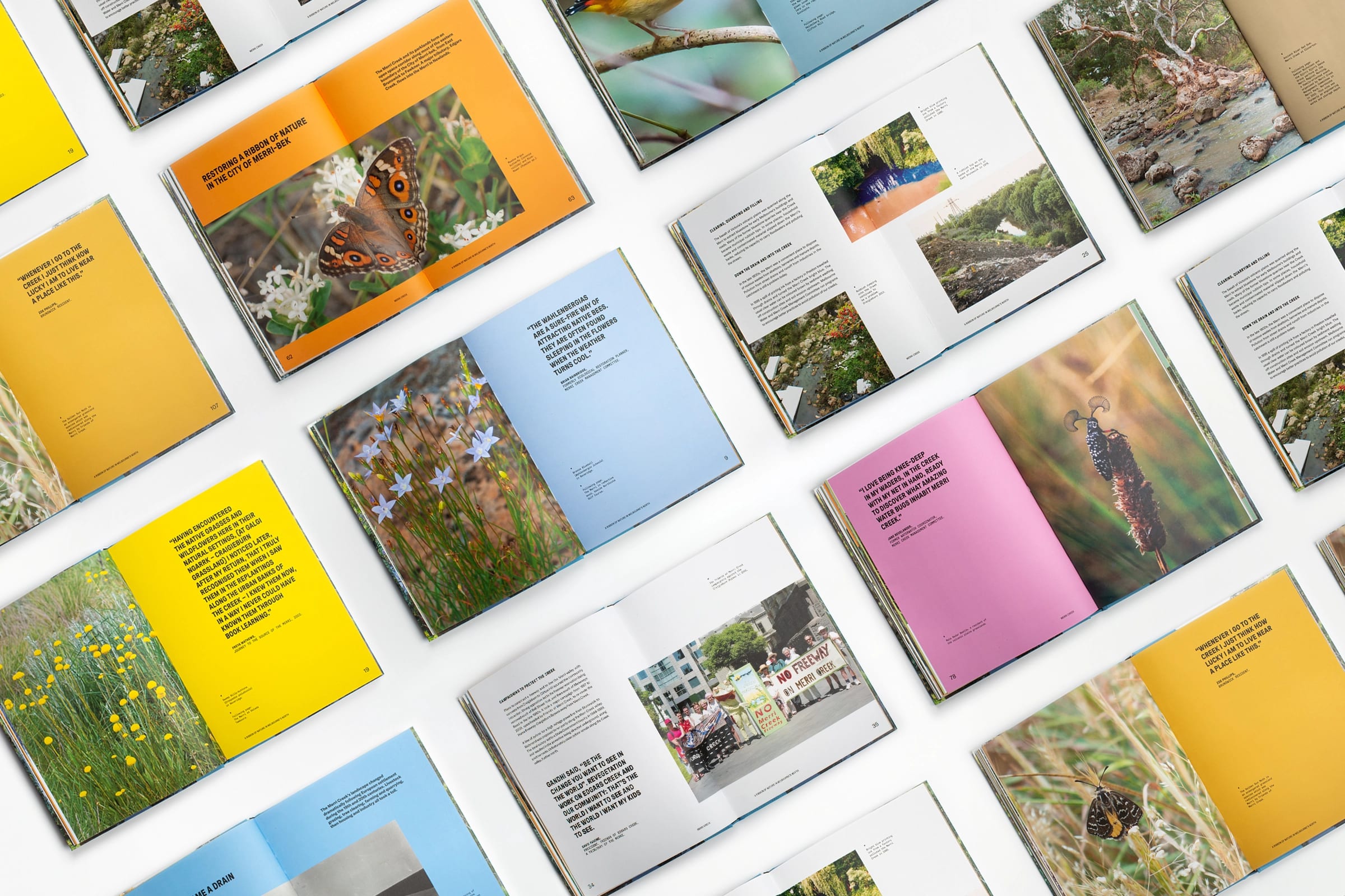 Merri Creek Book Spreads Editorial