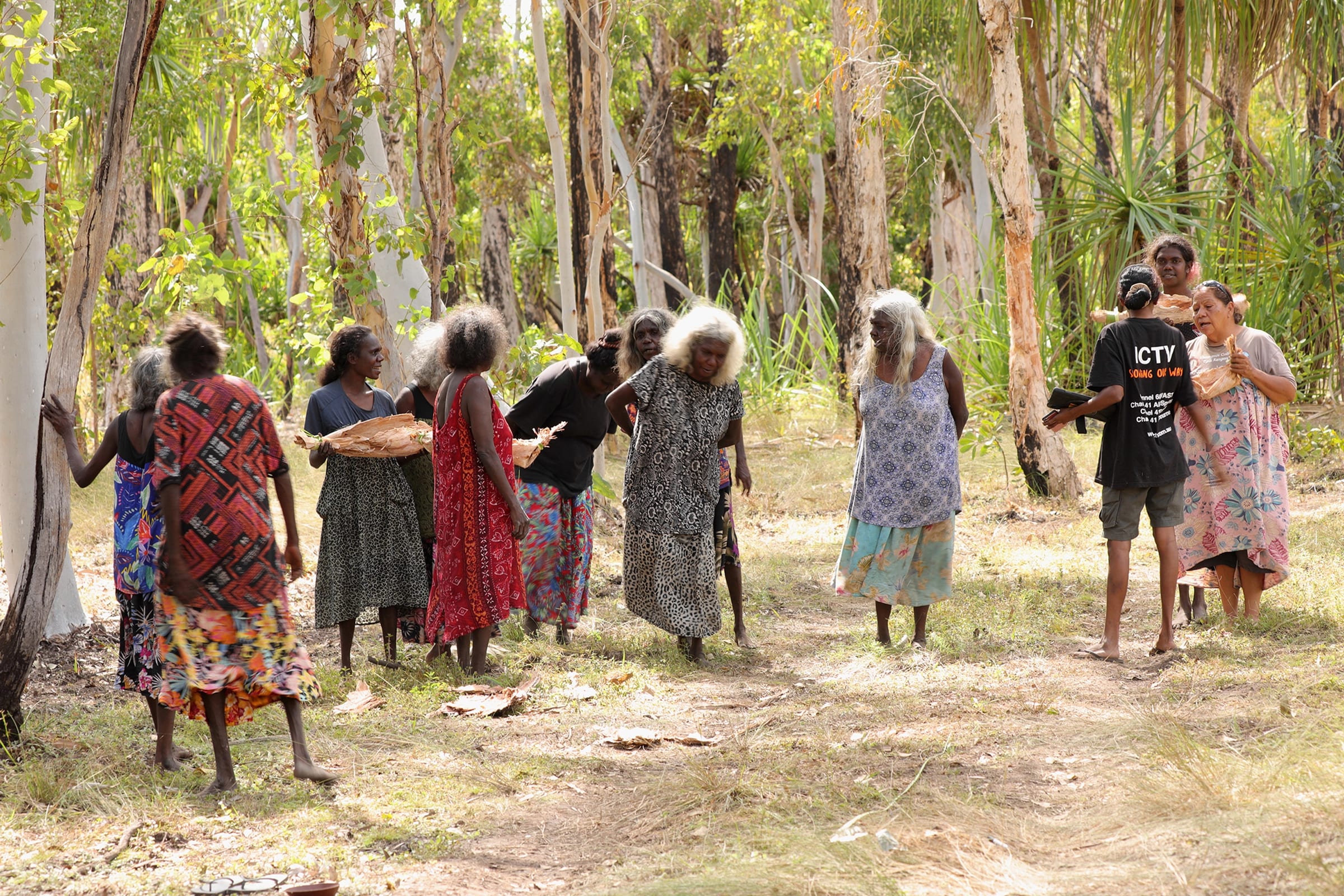Women preparing to dance__Photo by Jeanie Govan