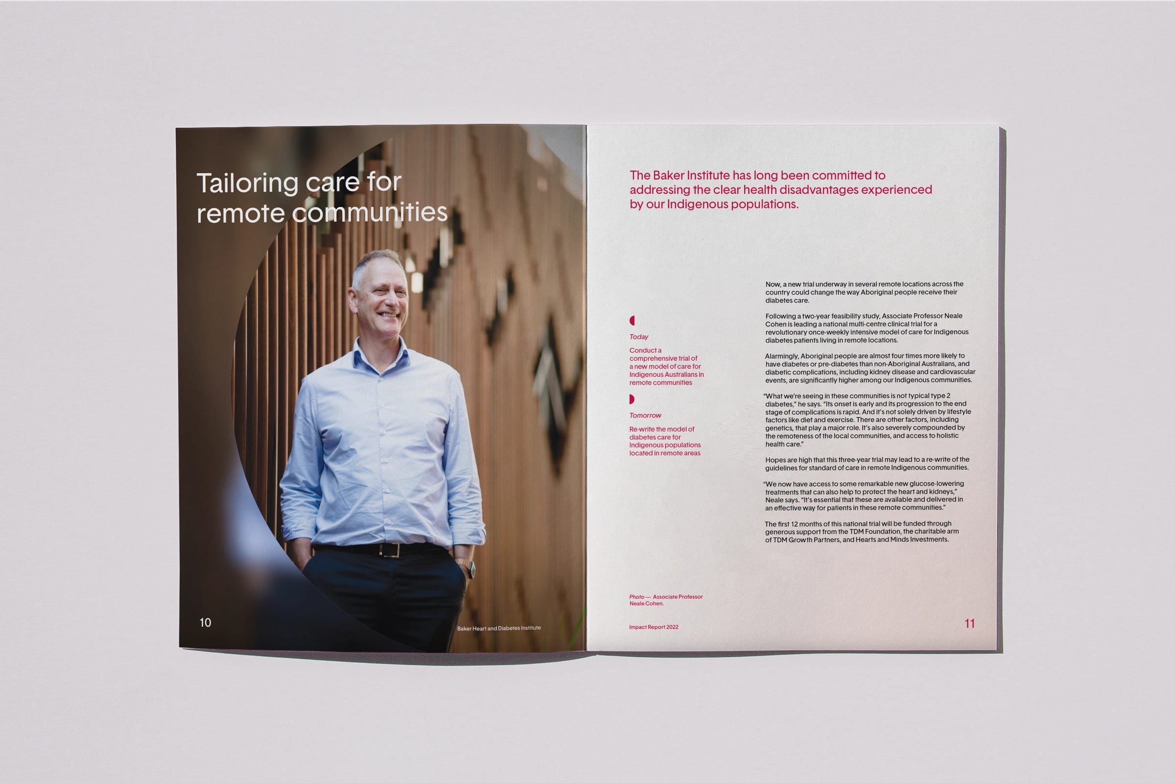 Book design impact report Baker Institute