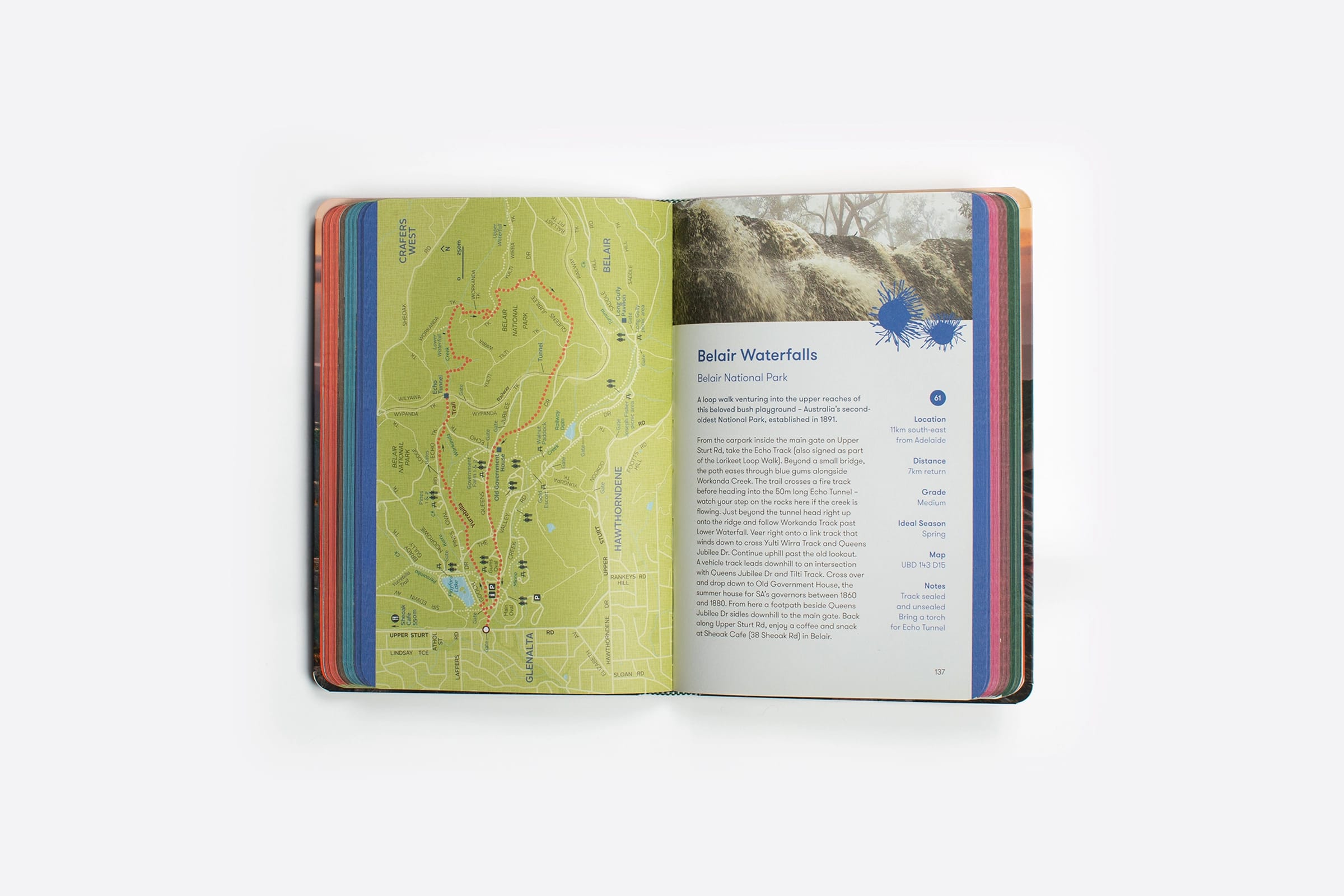 Walks in Nature book spread