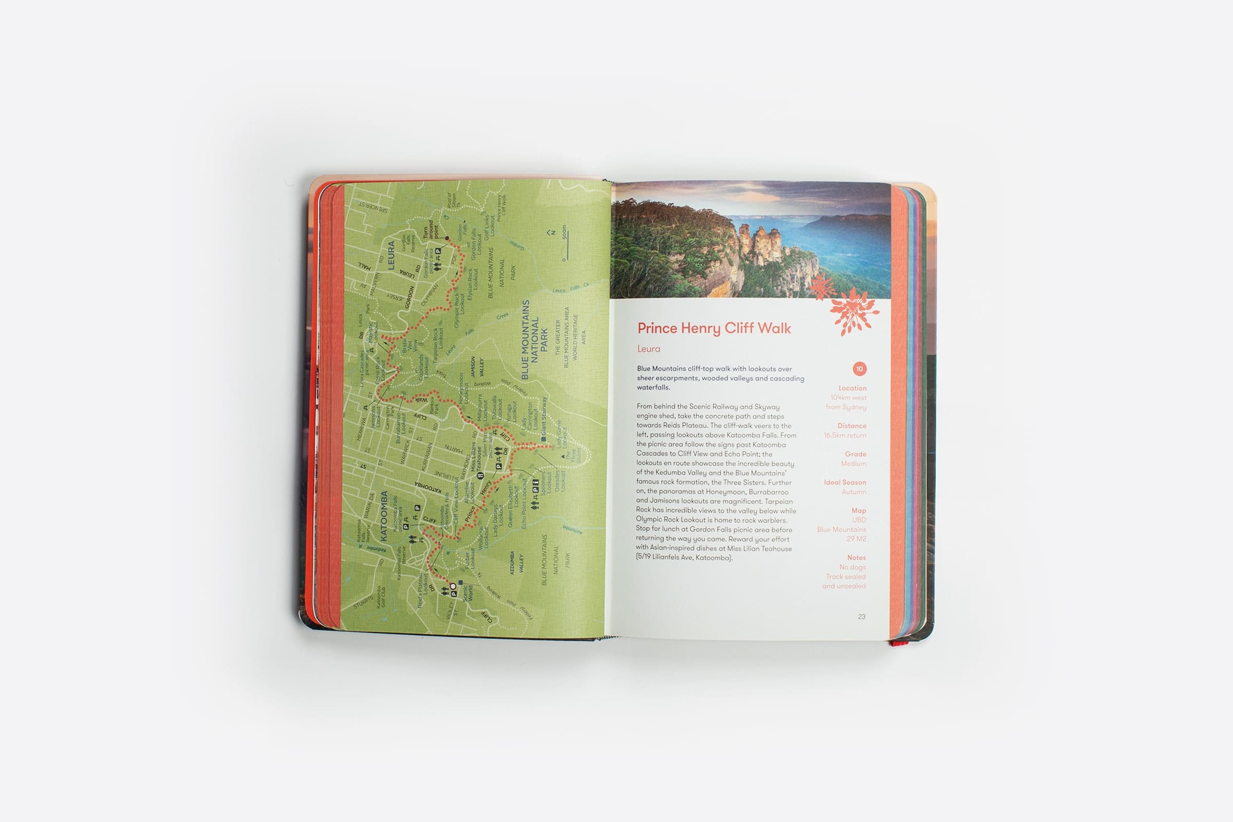 Walks in Nature book spread