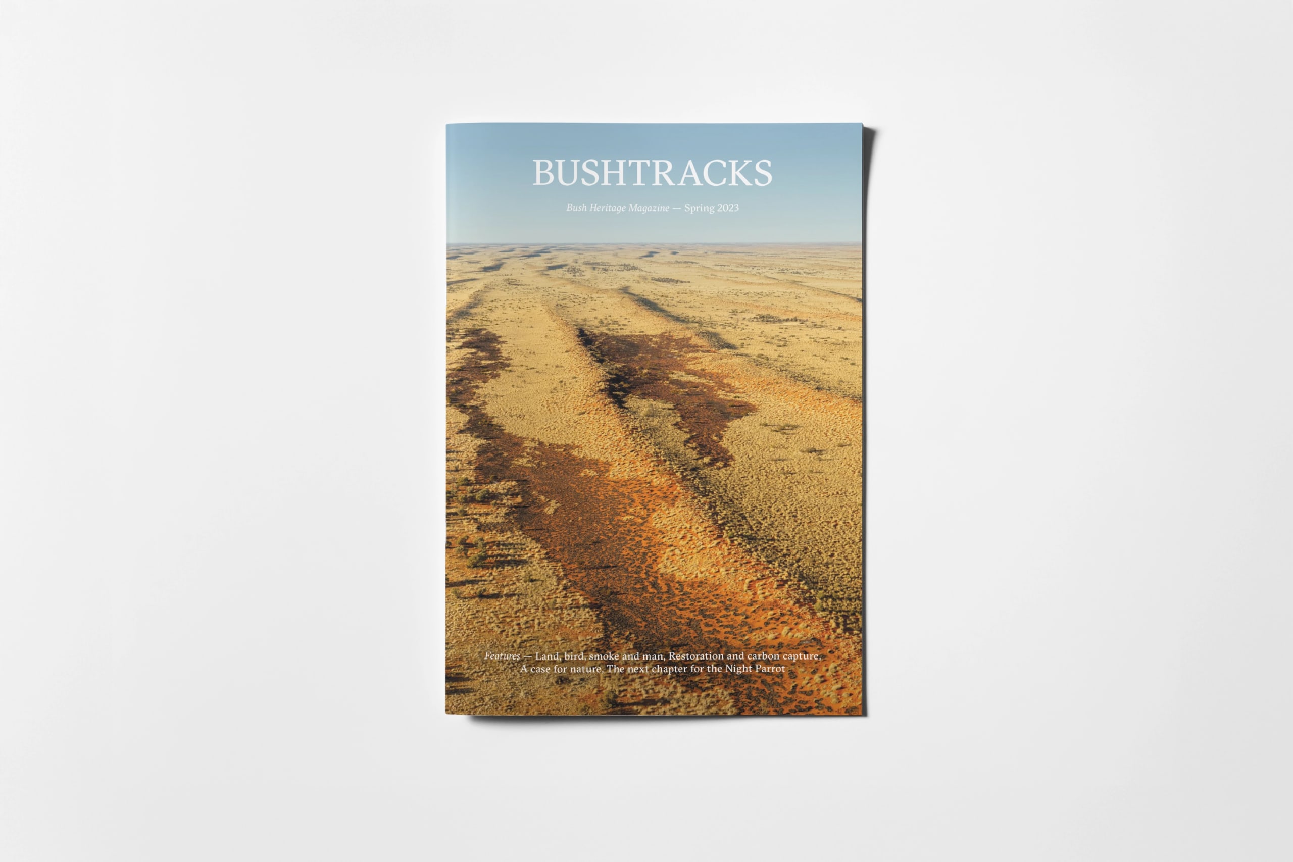 Bushtracks magazine cover