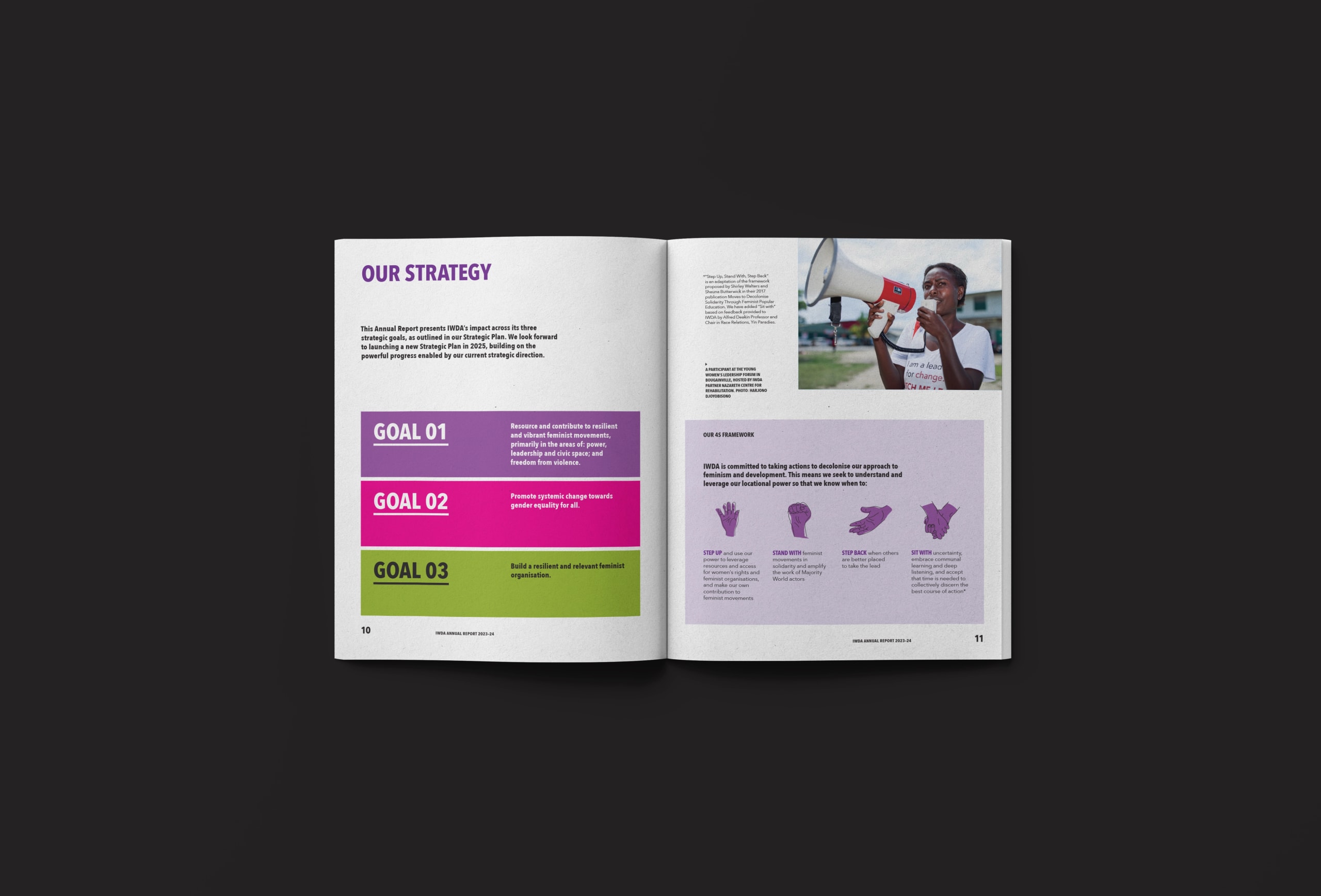 Book Layout Design IWDA Annual Report 2023